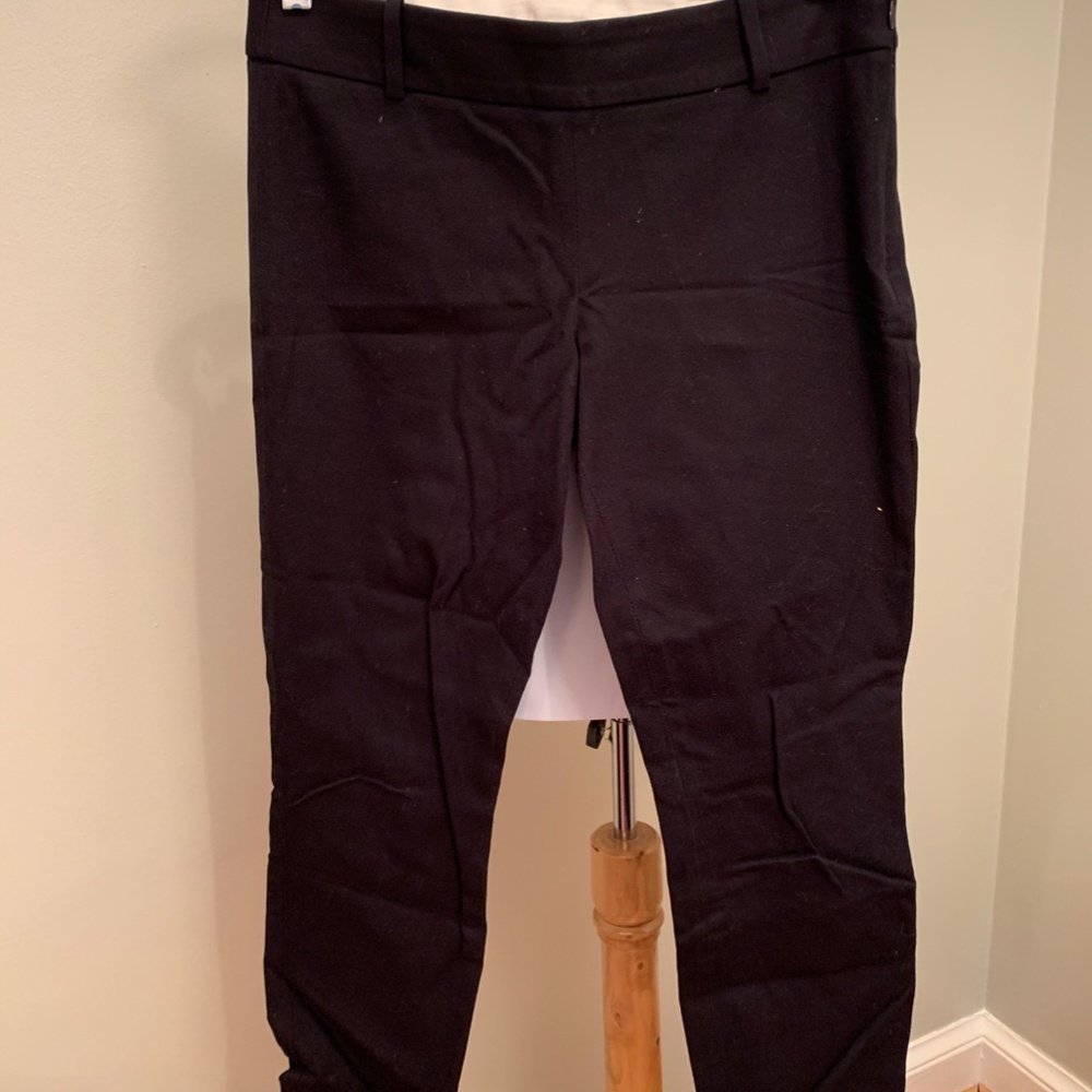 J. Crew Black Stretch Minnie Cropped Pants (0)
